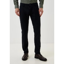 Erkek Slim Fit Siyah Armürlü Chino Pantolon Ncs Jeans 2227 2021 Siyah