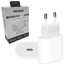 Hızlı Şarj Adaptörü Type-c 20w 3 Amper Rose Rtc-20