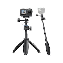 Djı Osmo Nano Action 6/5 Pro/4, Gopro Hero 13/12, Insta360 X5 X4 Ace Pro İçin 46 Cm Mini Selfie Çubuğu Tripod, 360 Genel