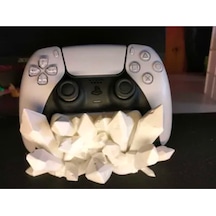 Kristal Desenli Controller Tutucu - Ps5 - Beyaz