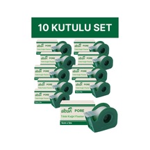 Kağıt Flaster 5cmx5m, 10 Kutulu Set, Medikal Pore Cerrahi Bant
