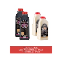 Abdurrahman Tatlıcı Üzüm Pekmezi 1000 Gr X 2 Adet + Abdurrahman Tatlıcı Tahin 500 Gr X 2 Adet