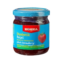 Koska Diyabetik Çilek Reçeli 240g Doğal Tatlandırıcılı 6'li Avantaj Paketi - 6 Adet Tarı