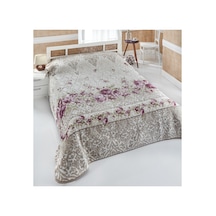 Çift Kişilik Baskılı Battaniye - 4 Kg Kalın Kışlık - 200x240 Cm Pembe