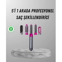 Mey İthalat 5 İ 1 Arada Saç Şekillendirici Set Kuaför Düzeyinde Performans Ve Ergonomik Tasarım