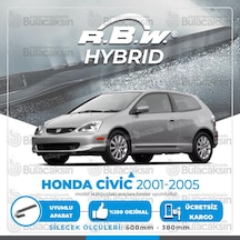 Honda Civic HB Ön Silecek Takımı (2001-2005) RBW Hibrit