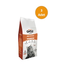 Catzo Premium Tavuklu Kedi Maması 3 x 1 KG
