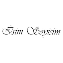 Kişiye Özel Ad Soyad Isim Soyisim Sticker 01361