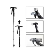 Boya Göre Ayarlı Işıklı Yürüyüş Bastonu Watton Wt 002 Siyah