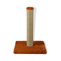 Tırmalama Ekonomik Tırmalama Tahtası 42 Cm Peluş Tırmalama Tahtası Turuncu