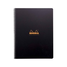 225x297 Mm A4+çizgili Defter Siyah Kapak Yandan Spiralli 80 Yp 5 Li Çok Renkli