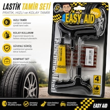 Easy Aid Lastik Tamir Seti Tubeless Mantar Fitil Tamir Kiti Motosiklet Otomobil Scooter Bisiklet