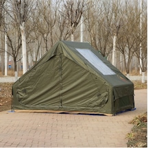 6 Metrekare Otomatik Şişme Çadır 4 Mevsim 300 200 210cm Haki