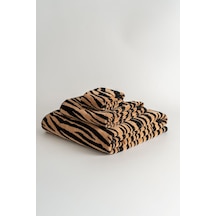 Soley Tiger %100 Pamuk 3'lü Havlu Seti Renkli