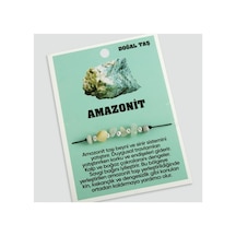 Amazonit - 28 - Doğaltaşlı - Novapazr - İp Bileklik-yeşil Çok Renkli