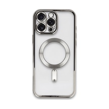 Apple iPhone Uyumlu 16 Pro Max Kılıf Kross Magneticsafe Kapak - Titan Gri Bz8683140757410