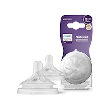 Philips Avent Natural Response 2'li Biberon Emziği, 2 Numara, 0 Ay+