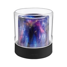 Sones Renkli Işık Alev Aromaterapi Nemlendirici Ev Ortam Işığı Masaüstü Koku Difüzörü