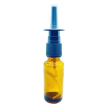 20ml Cam Amber Şişe Burun Sprey Başlıklı 10 Adet