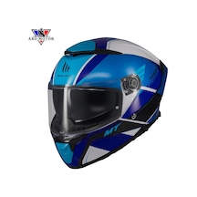Thunder 4 Sv Freeway A17 Parlak Kapalı Kask 1 Mavi