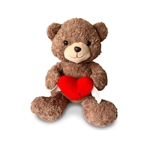 Pl50247 50 Cm Kanatlı Kalp Tutan Ayı Peluş Oyuncak