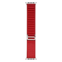 Watch Ultra 49mm Ardx Band-74 Hasır Kordon-kırmızı