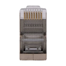 Metal Rj45 Cat5 Jack Konnektör Uç Lan Ethernet 100lu Paket