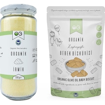 OG naturalOrganik İrmik ve Organik Bebek Bisküvi Seti
