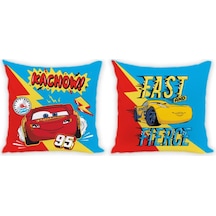 Taç Lisanslı Kırlent Cars Fast 40x40