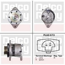 Delco 24V Alternatör Dinamo 45 A Soketli Ig/L Daewoo Doosan N11.268