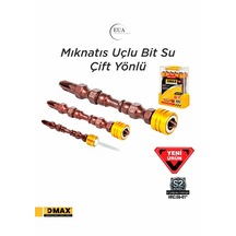 Eua Akkemik Dmax Çift Yönlü Mıknatıs Uçlu Bits Uç Pz2 65 - 10 Adet - Dmx4564