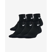 Nike Sx6912-010 Everyday Destekli Bilek Çocuk Çorapları 6 Çift Sıyah
