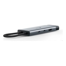 Uh7020c, 4k 60hz Hdmı, Gigabit Rj45 Port, 100w Hızlı Şarj, Sd Ve Microsd Kart Yuvası, 5gbps Data Transfer Hızı, 7'si Bir Arada Usb-c Hub