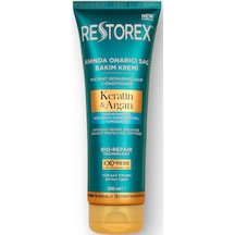 Restorex Keratin & Argan Onarıcı Saç Bakım Kremi 250 Ml - Yıpranmış Ve Hasar Görmüş Saçlar