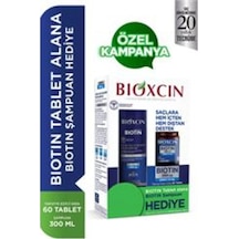Biotin 5000 Mcg 60 Tablet Şampuan 300ml Set