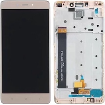 Xiaomi Uyumlu Redmi Note 4 Lcd Ekran Dokunmatik Gold Çıtalı Servis