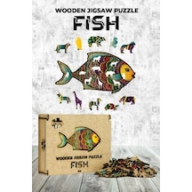Ahşap Puzzle - Fish 182 Parça