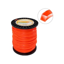 Motorlu Tırpan Misinası 3.3 Mm Kare Rulo 200 Mt Diken, Ot, Çimen Kesme