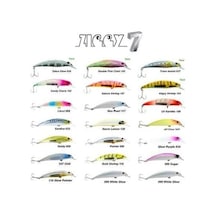 Fujin Ziggy7 70mm 9.6gr Sinking Lrf Maket Balık 03ttransıwashi