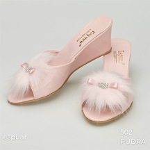 Espuar 502 Kadın Terlik - Pudra Pudra