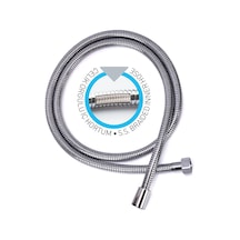 Chroma 1-2k-1-2 200 Cm Duş Hortumu - Krom