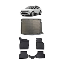 Volkswagen Taigo 2026 Model İle Uyumlu 5d Premium Ekstra Havuzlu Paspas Ve Bagaj Havuzu Set