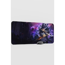 Solo Leveling Anime V2 - 90x40 Xxl Gaming Kauçuk Kaymaz Taban Mouse Pad Fare Altlığı