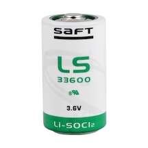 Saft LS33600 D Size 3.6 V Li-SOCI2 Lityum Pil