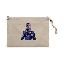 Muhammad Ali Color Krem Clutch Astarlı Cüzdan / El Çantası Krem