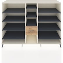 Kronos Dolap 11 Raflı 3 Çekmeceli 220x59x163 Aytaşı-antrasit/çam Aytaşı-antrasit/çam