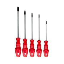 Torx Tornavida Seti, 5 Parça Mıknatıslı Uçlarla Yüksek Kalite Sağlar