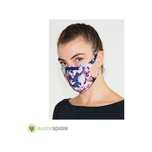 BLACKSPADE Unisex Koruyucu Maske Çiçek Desen L