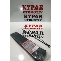Plastik Cırt Kelepçe 4.8X380 Siyah Kablo Bağı 100 Lü Paket
