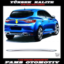 Renault Megane 4 Hb Krom Bagaj Alt Çıta 2015 Üzeri P.Çelik